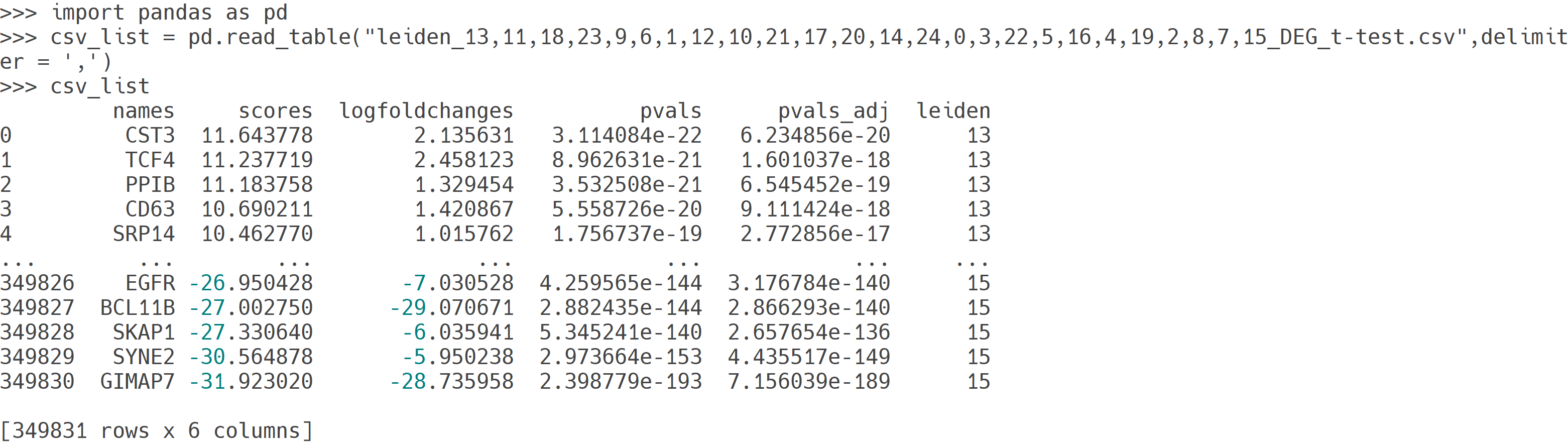 result image